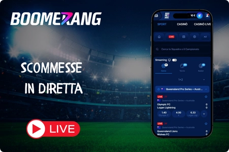 BoomerangBet Puntate in Tempo Reale