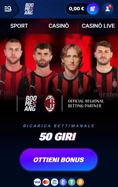 Boomerang Casino Italia